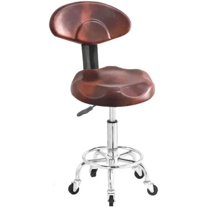 Tabouret De Bureau Avec Dossier Tabouret De Selle Hauteur Réglable À