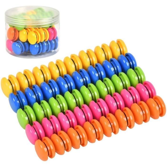 Lot de 12 aimants de réfrigérateur ronds en verre pour cuisine