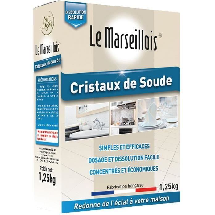 Lessive cristaux de soude 1.25kg Cdiscount Electroménager