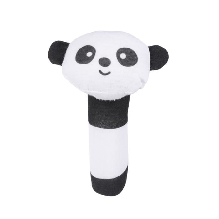 1 Pc Hochet Infantile En Peluche Secouer Et Saisir Panda Doux A Main Poupee Animaux Jouets Pour 0 2 Ans Bebe Enfant En Peluche Achat Vente Hochet Cdiscount