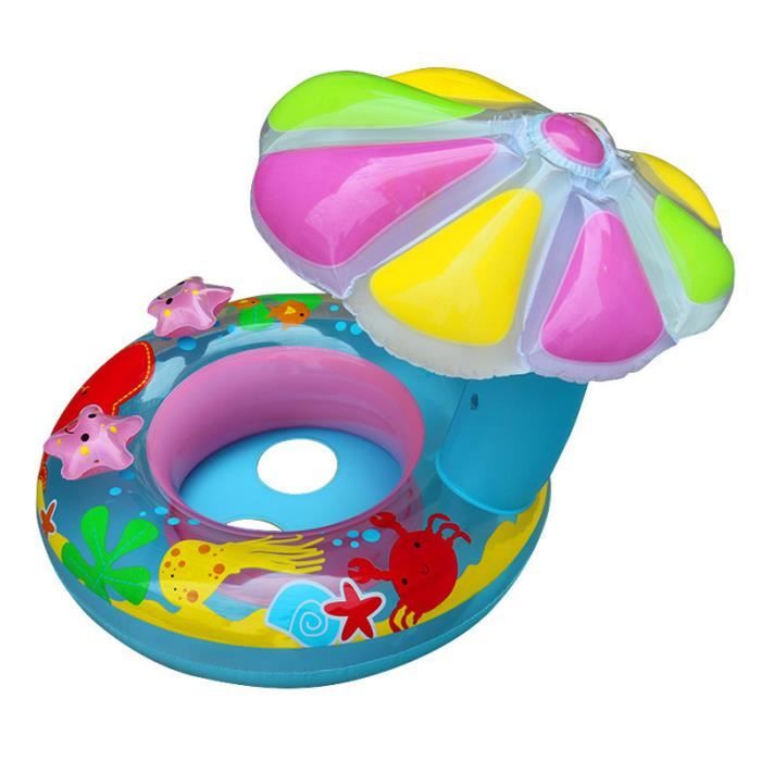 Anneau Champignon Enfant Bebe Gonflable Siege De Bain Piscine Parapluie Gonflable Cercle De Bain Modele Teyyqa Cdiscount Jeux Jouets
