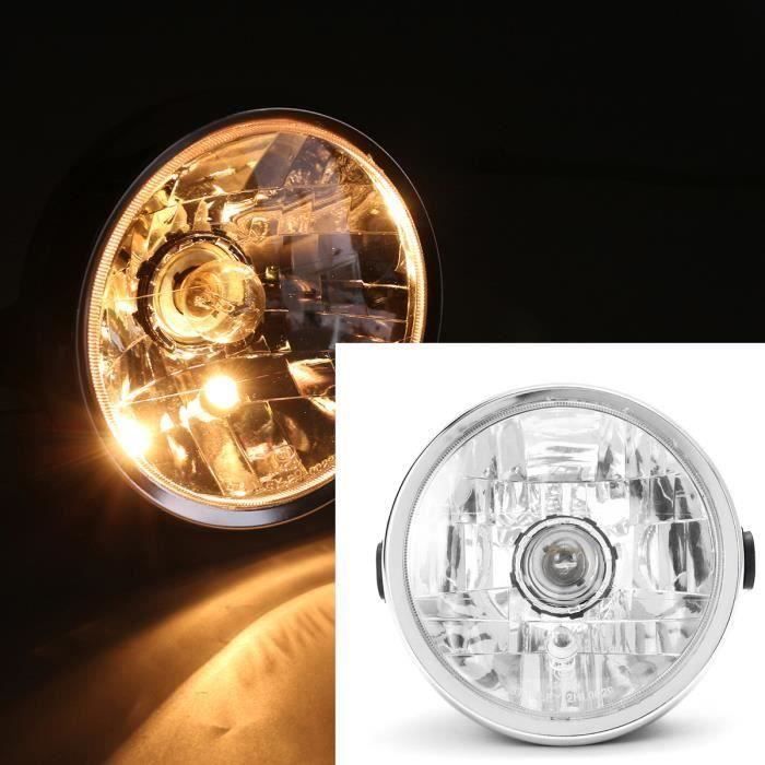 12V Lampe Frontale Pour Yamaha YBR 125 Phare Avant Avec ampoule JBL