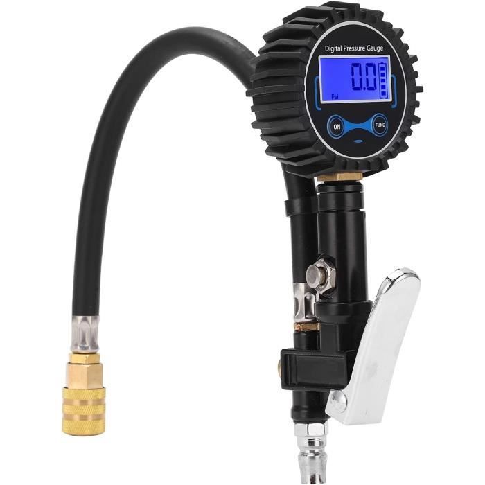 Mxzzand Jauge De Gonflage De Pneu Gonfleur De Pneu Auto-serrant 12 Bars