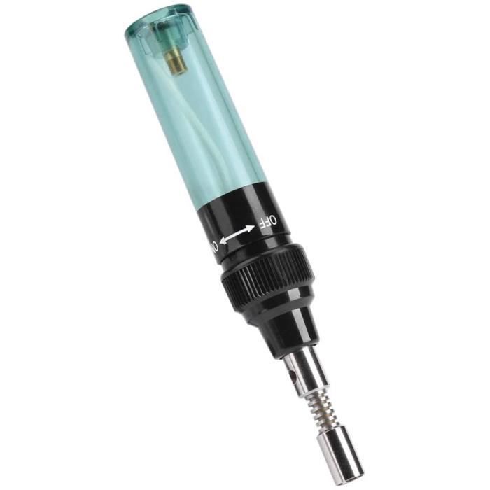 Fer à Souder Au Gaz Sans Fil Butane - Chalumeau Pistolet Stylo Outil 1300°C (Bleu)