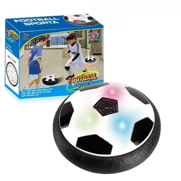 Ballon De Football Flottant Avec Lumières LED - Jeu Intérieur/extérieur Pour Enfants - Pare-chocs En Mousse - Alimentation 3xAA (non Incluses)