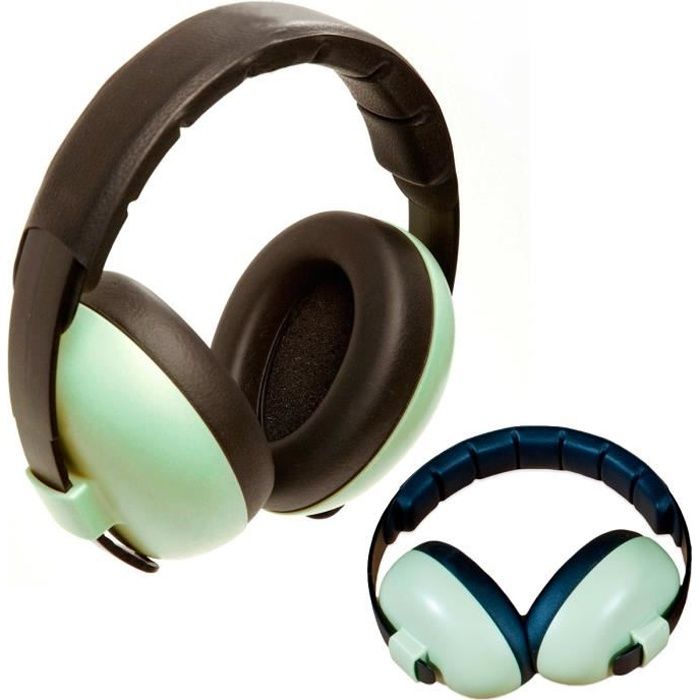 Casque Anti-bruit Bébé 0-48 Mois - Réduction De 25 DB - Bandeau Réglable Sans Pression Sur La Fontanelle - Pour Avion, Fêtes, Sommeil - 2