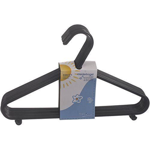 16 Cintres Bébé Enfant Rose - Plastique Souple 29.5cm Avec Barre Pantalon