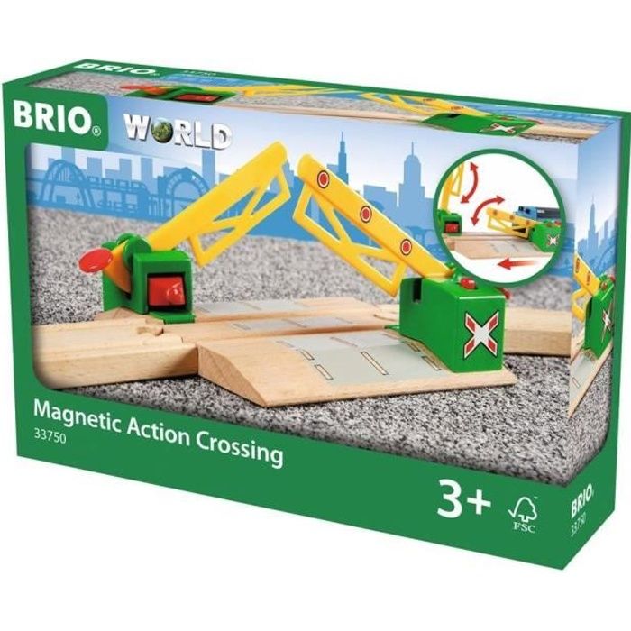 Passage à niveau magnétique Brio 33750 - Accessoire pour circuit de ...