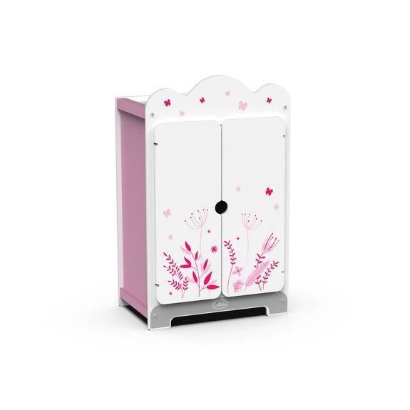 CALINOU Armoire En Bois Pour Vêtements Poupon 47x19x29 cms Cdiscount Jeux Jouets