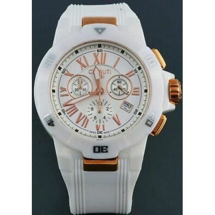 MONTRE HOMME CERRUTI 1881 SWISS MADE. Date et Chrono CADRAN en Céramique CRWA003Z294Q