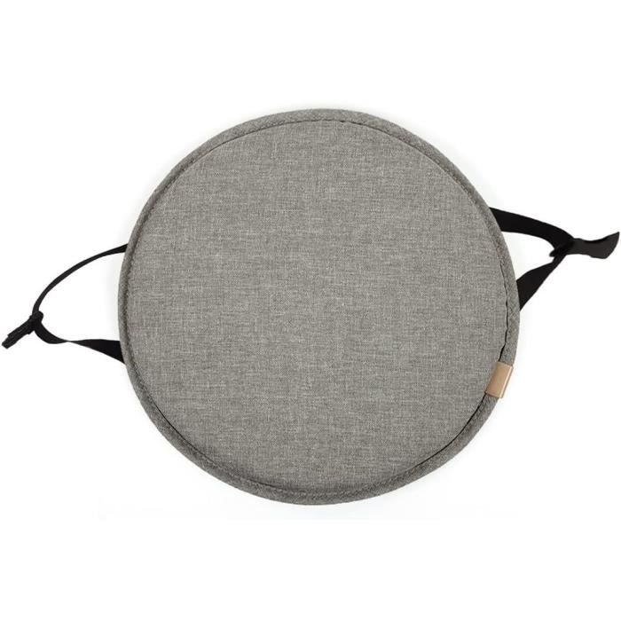 Coussins Ronds Pour Chaise De Bar/bistrot - 30cm, Imperméables, Antidérapants - Mousse Mémoire De Forme - 4