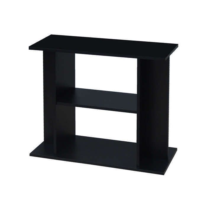 Comparer les prix de Meuble pour aquarium - CIANO - Noir - Bois - 80 cm - 20 à 50 litres