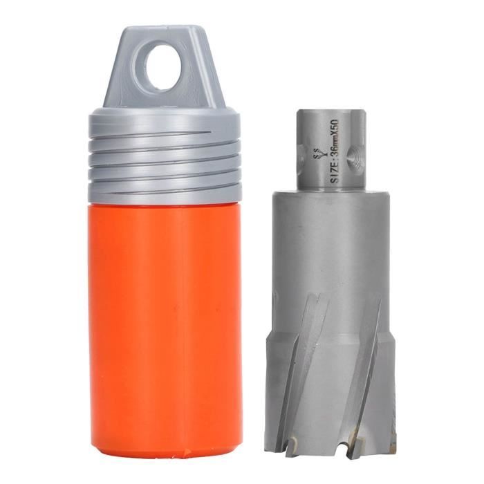 Ensemble De 7 Fraises Annulaires (trépans) 3 Cannelures – Diamètres 13 à 25 Mm – Acier Carbure – Pour Métal, Inox, Aluminium – Avec Bielle Et Boîte