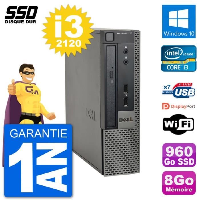 Ultra Mini PC Dell Optiplex 790 USFF i3-2120 RAM