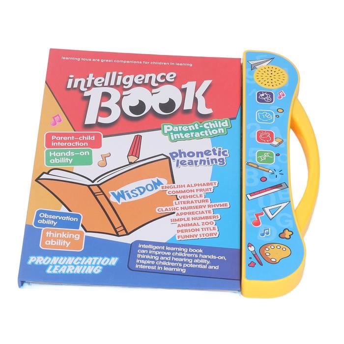 Livre d'Apprentissage Électronique avec Stylo Intelligent Jouet Éducatif Parlant Précoce pour Enfants Alphabet Vocabulaire Musique Activité