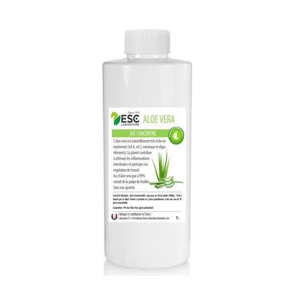 Meilleurs prix pour Jus d’Aloe Vera – Source de nombreux nutriments – Bien-être digestif cheval