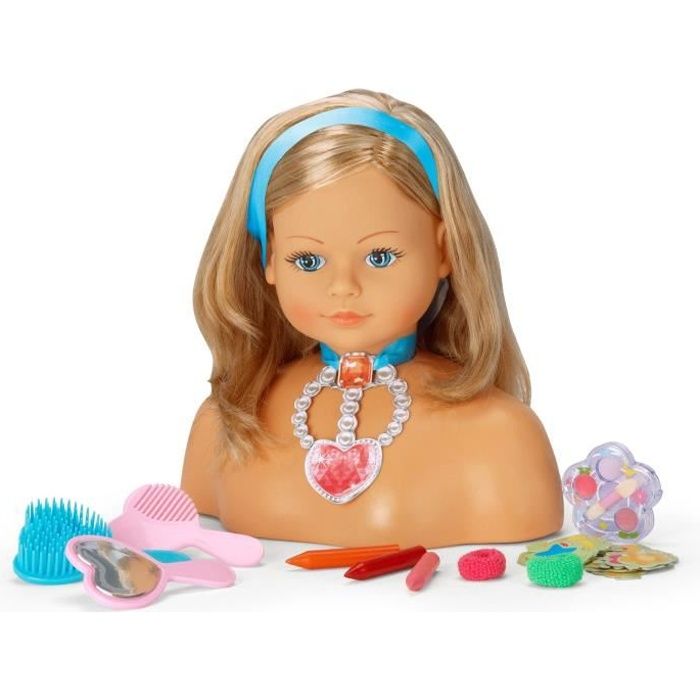 Tête à coiffer - FALCA - Sandra Maquillage - 24 cm - Pour enfant à partir  de 3 ans - Cdiscount Jeux - Jouets