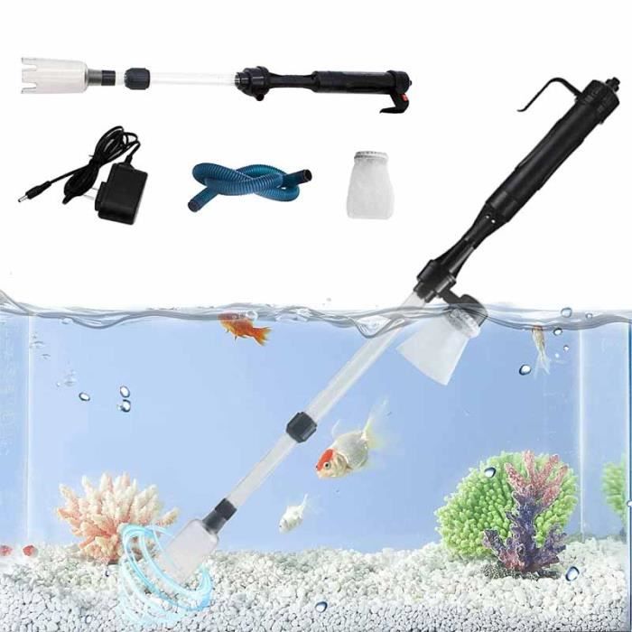 Meilleurs prix pour Aquarium électrique, Changeur d'eau pour Aquariums Nettoyeur de Gravier pour Aquarium Changeur d'eau Aspirateur pour Aquariums