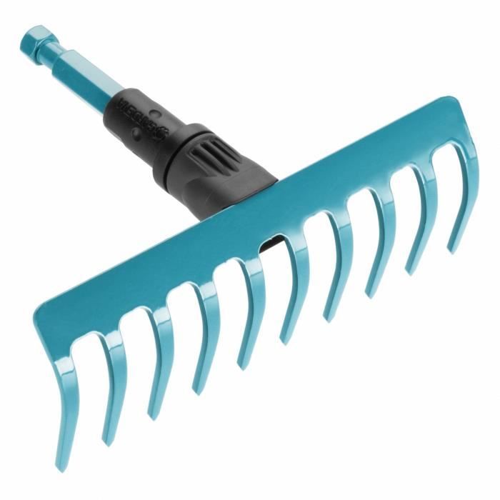 Râteau de Jardin Combisystem Gardena 3185-20 – Acier, 10 Dents, 18,5 cm - vue 1
