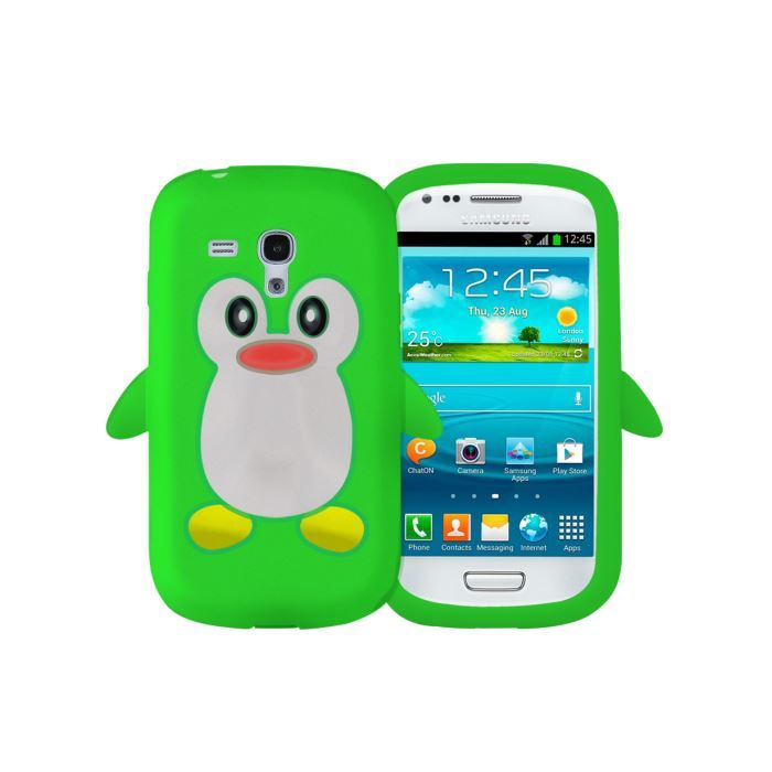 Coque Samsung Galaxy S3 mini Pingouin-Vert - Cdiscount Téléphonie