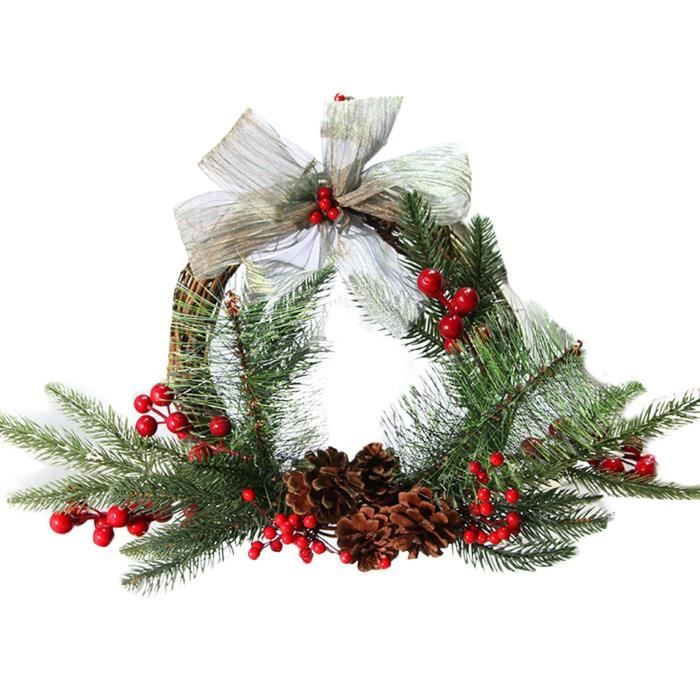 Grand Nœud De Noël Rouge En Velours - Décoration Pour Sapin, Porte, Cheminée, Guirlande, Cadeaux