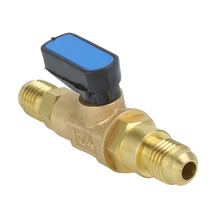 Écrou De Réfrigérant 1/4 SAE En Laiton - Pour Systèmes HVAC, Climatisation - Hauteur 13 Mm, Hexagone 16 Mm - 6