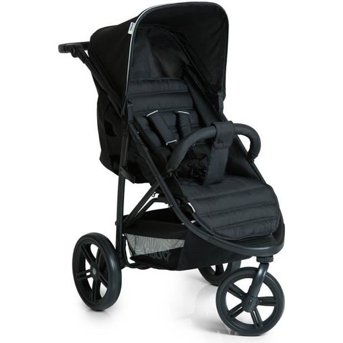 Poussette simple HAUCK Rapid 3 Noir 3 roues Avec habillage pluie Cdiscount Puericulture Eveil bebe