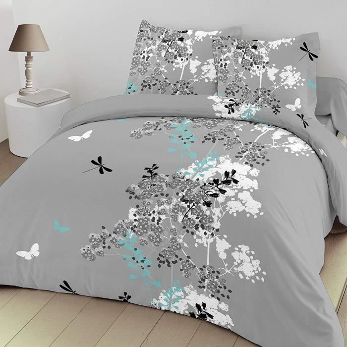 Housse De Couette 220x240 Eyes Rose + 2 Taies 100% Coton 57 Fils COSI Interieurs  Ma 11ca143hous Trdlo  40150462