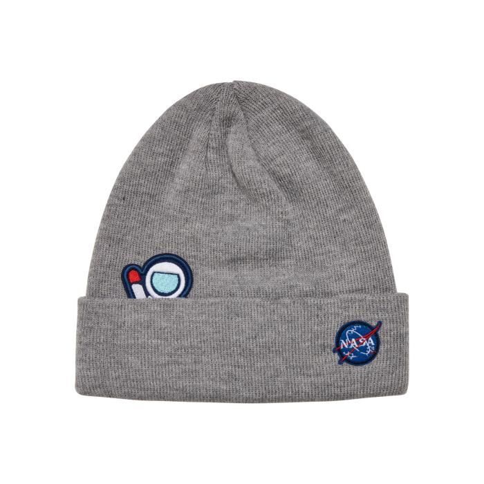 Bonnet Enfant NASA - Broderie Astronaute, En Acrylique, Taille Enfant, Cadeau Thème Spatial