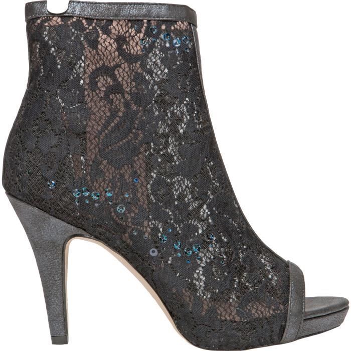 Bottine dentelle talon new arrivals