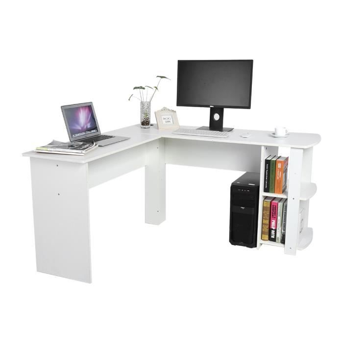 Bureau Informatique Avec Tablette Coulissante Pour Clavier Meuble De Bureau Pour Ordinateur 136 X 130 X 72 Cm Achat Vente Meuble Informatique Bureau Informatique Avec Tablette Coulissante Pour Clavier Meuble