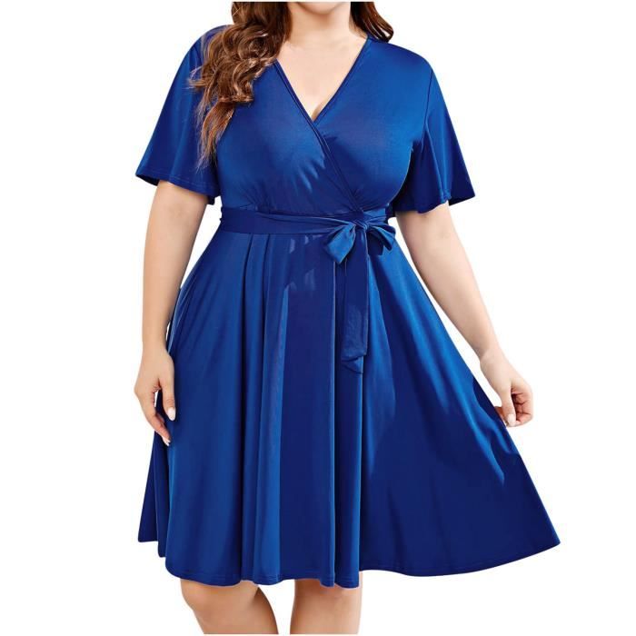 Robe blanche longue on sale grande taille