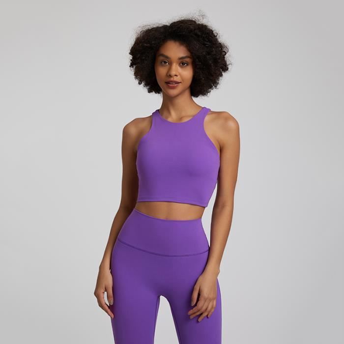 Yvette Soutien Gorge de Sport Fereture Avant Dos Nageur esh Gros