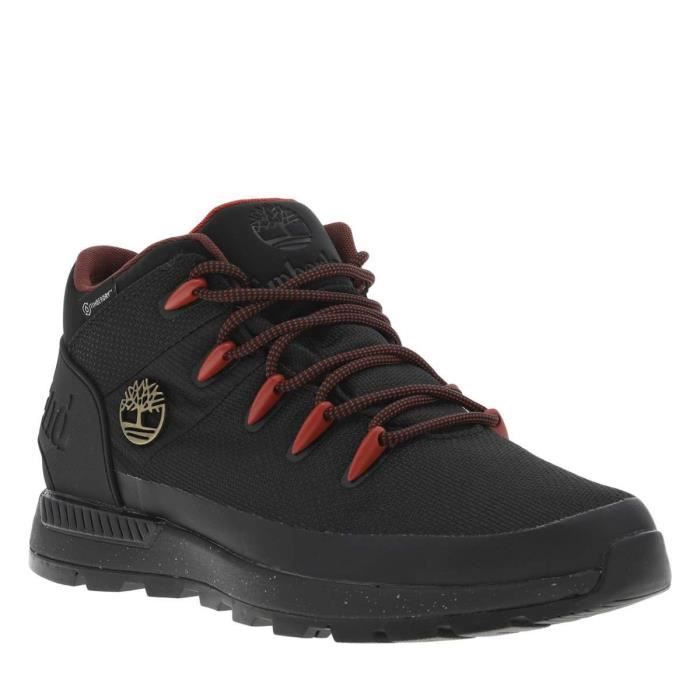 Bottines Homme TIMBERLAND Noir Textile Lacets Hauteur de la tige moyenne Noires Cdiscount Chaussures