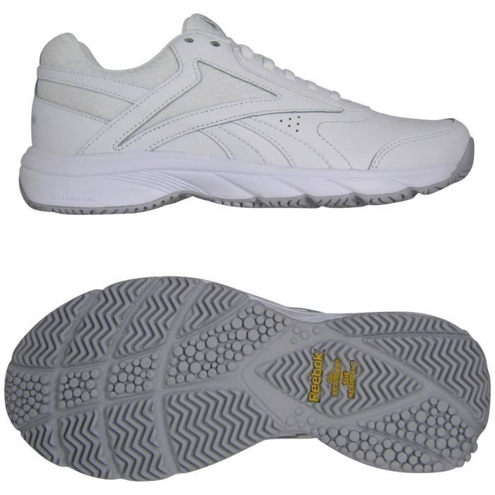 Chaussures de marche femme - Reebok - Work N Cushion 4.0 - Blanc - Fitness - Régulier Chaussures de marche femme - Reebok - Work N Cushion 4.0 - Blanc - Fitness - Régulier