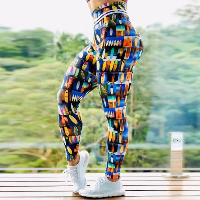 PANTALON Legging de Sport pour femme imprim num rique pantalon
