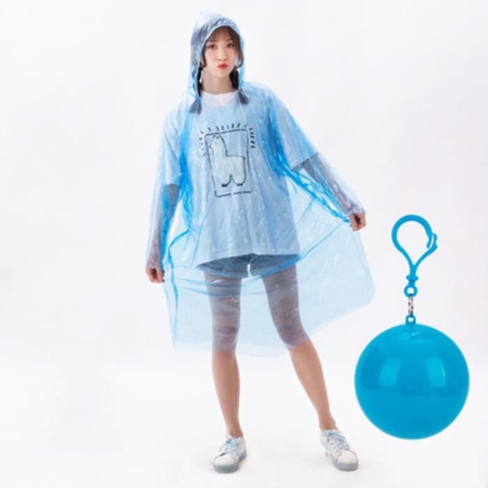 Ponchos De Pluie Jetables - Lot De 8 En Boules Portables, 90x120 Cm, Imperméables LDPE, Pour Festivals Et Activités Plein Air - 7
