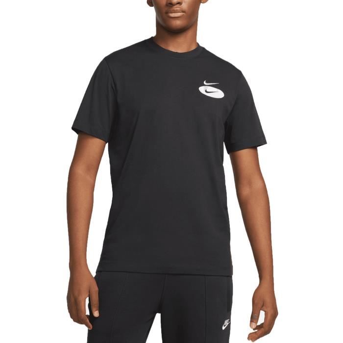 T shirt Nike Swoosh League pour Homme Noir Manches courtes