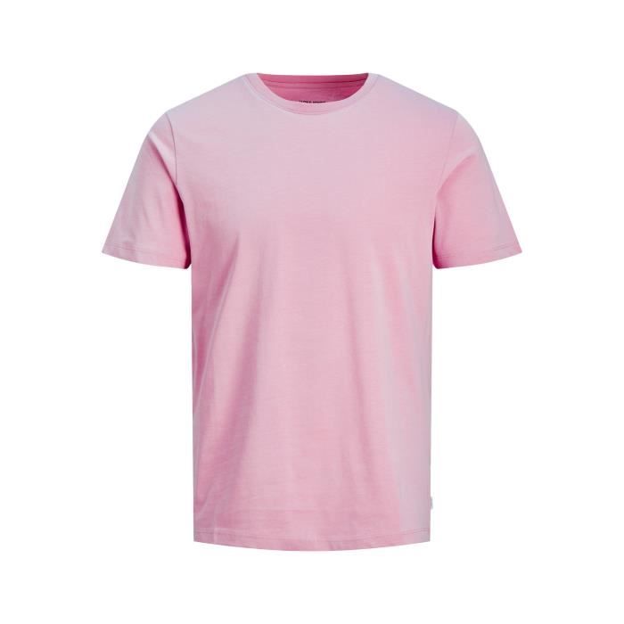 JACK & JONES T-Shirt Manches Longues Coton Bio Col Rond - Confort Doux Et Écologique