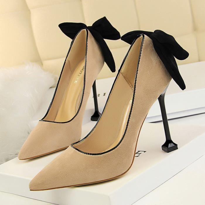 Escarpin talon moyen online