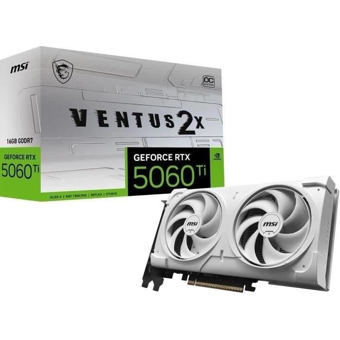 MSI GeForce RTX 5060 Ti 16G VENTUS 2X OC PLUS