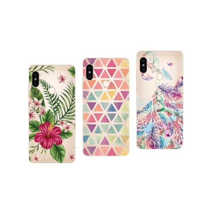Coque Souple Xiaomi Redmi Note 6 - Protection Anti-choc Design Plumes