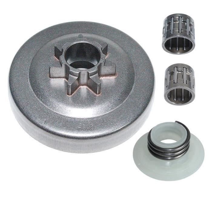 Kit Embrayage + Pompe à Huile Husqvarna 340 345 350 445 450 325 7T - Réf. 578097901 / 503931801