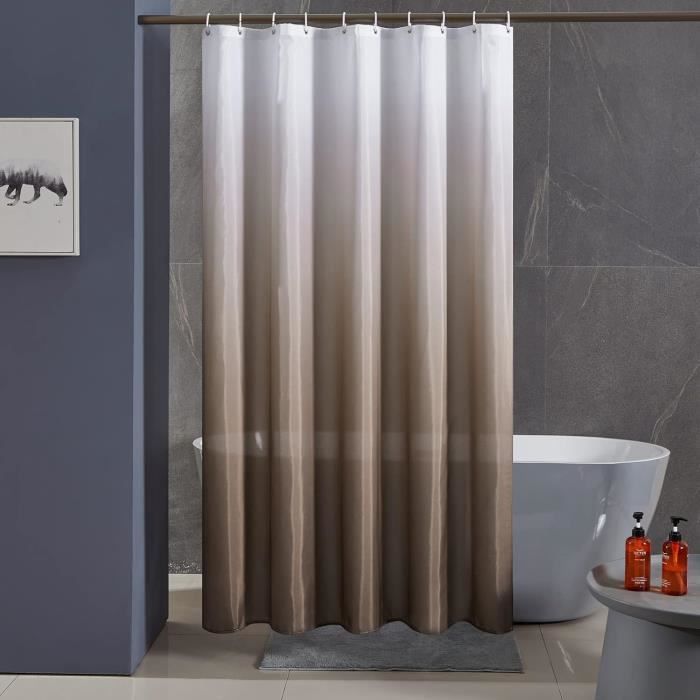 Rideau De Douche Anti-moisissure 80x180cm - Tissu Polyester Imperméable, Motif Canard 3D, Avec Crochets