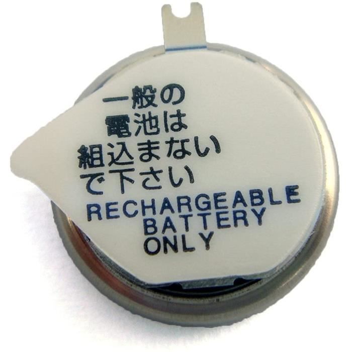 Batterie Solaire Seiko pour Mouvement Seiko V172 V174 V175 Series 3023 34T Battery