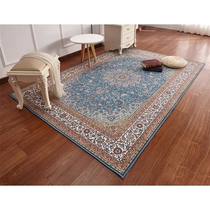 tapis persan a motif de table basse salon tapis vintage rectangulaire 160x230cm style 2 8732 cdiscount maison