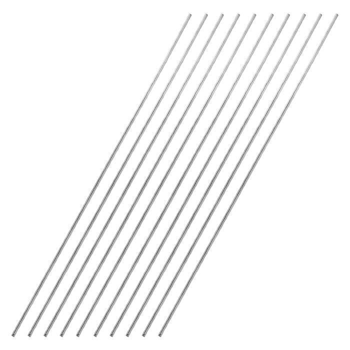 10Pc 1/1.5/2/2.5/3/4mm Diametro 304 Asta In Acciaio Inox 100/150/200/250/300mm Solido Albero Rotondo asta Bar per il FAI DA TE modello di auto  13