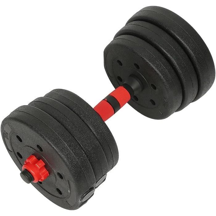 Body Revolution Ensemble D'haltères Réglables En Vinyle - Équipement De Fitness Et De Musculation Pour Homme Et Femme - 10 Kg - 50 Kg