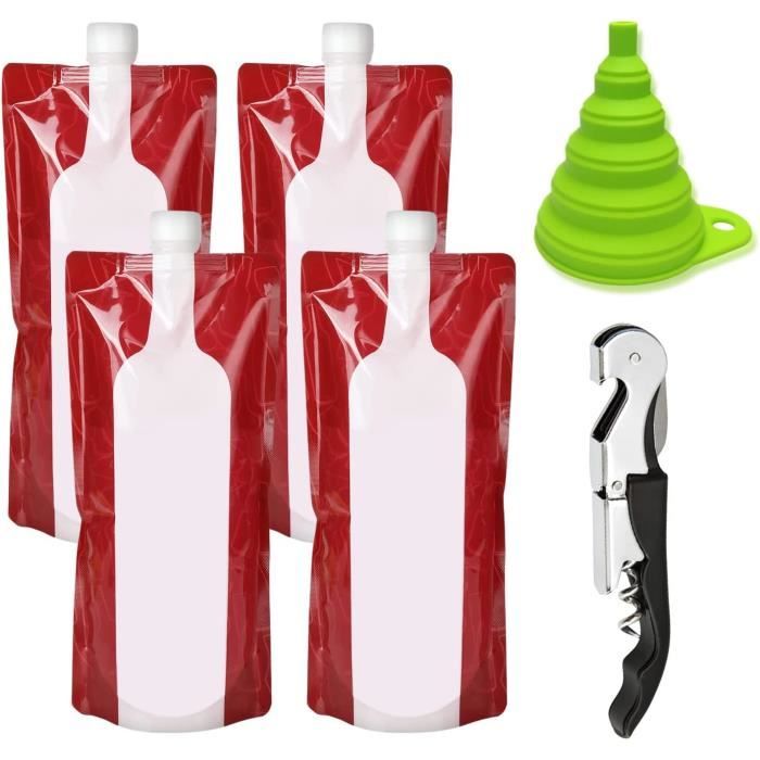 Bouteilles D'eau Pliables - Lot De 4 (700ml) Pour Randonnée, Voyage, Sport - 2