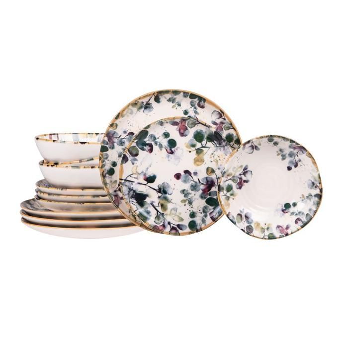 Service dassiettes Garden 12 pièces - Table Passion Service dassiettes Garden 12 pièces - Table Passion